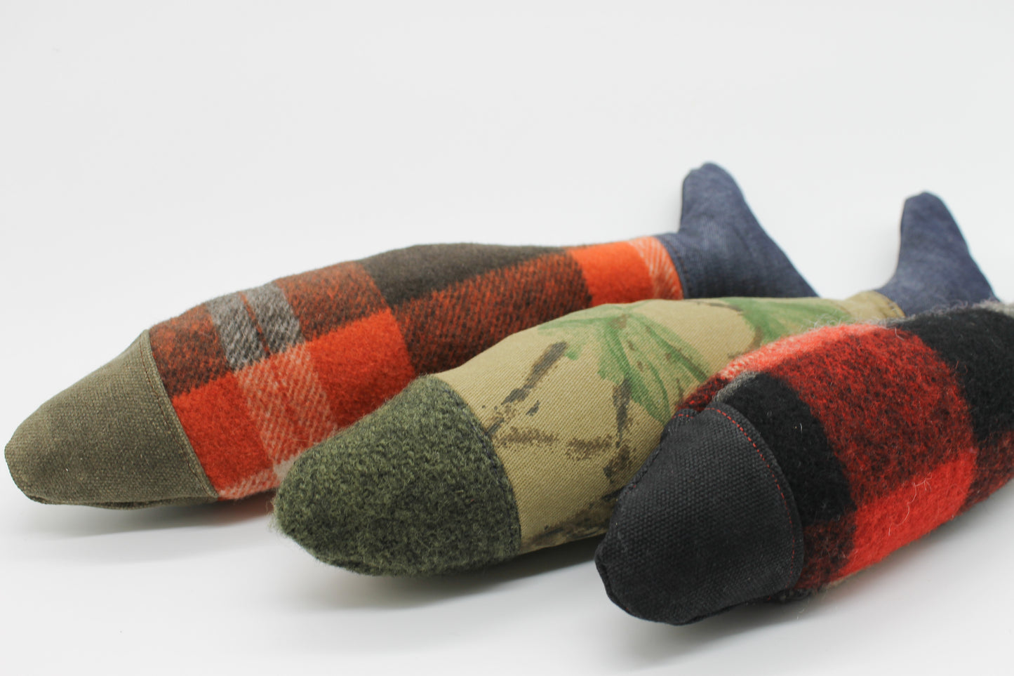 Rustic Organic Catnip Fish Kicker Toy – Handmade Crinkle Cat Toy