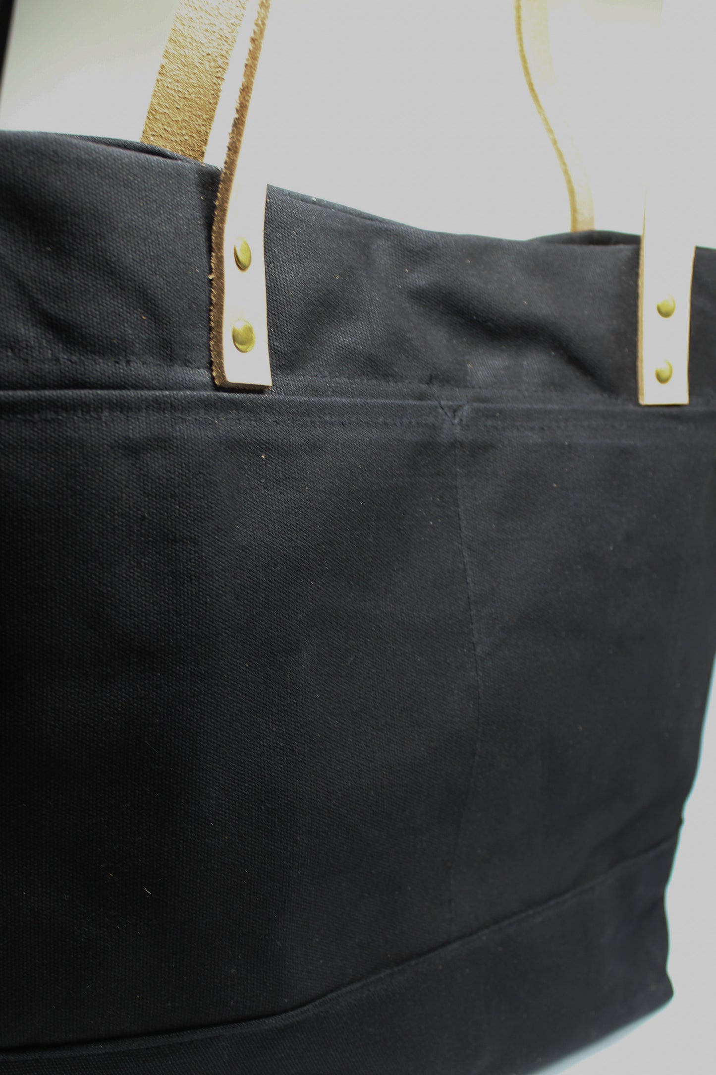 Northwoods Wool & Waxed Canvas Tote Bag – Handmade in Minnesota