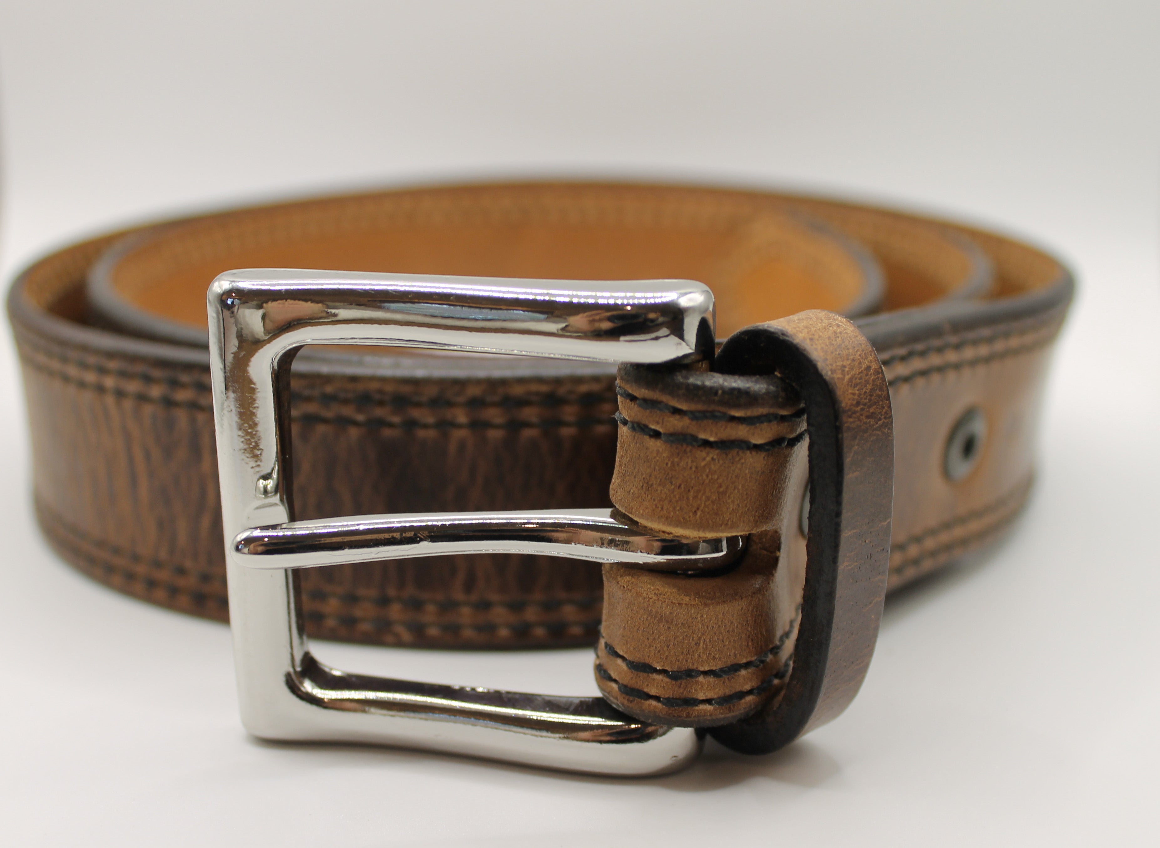 mens bison belt