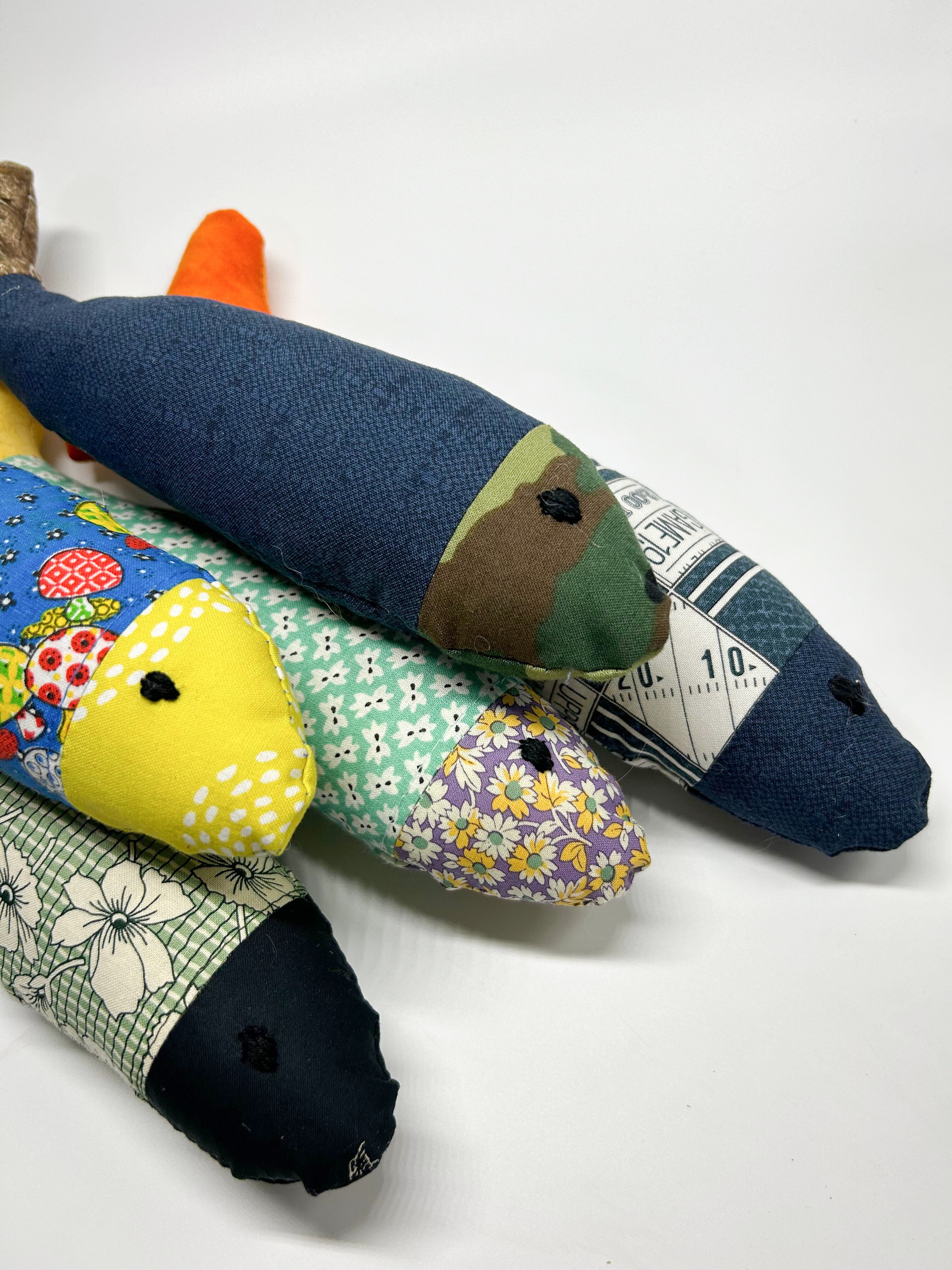 Handmade fish cat kicker